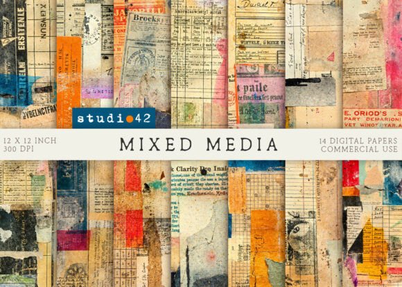Download Mixed Media Collage Papers - Collage papers Collection