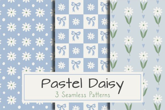 Download Pastel Daisy Seamless Patterns - Patterns Collection