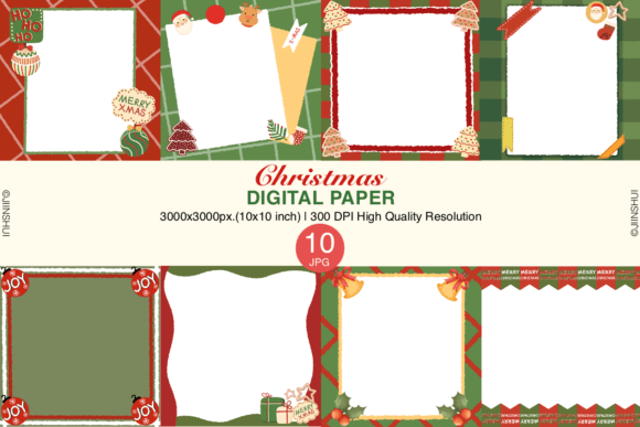 Download Christmas Digital Paper Memo Pad 4 - Premium Resources